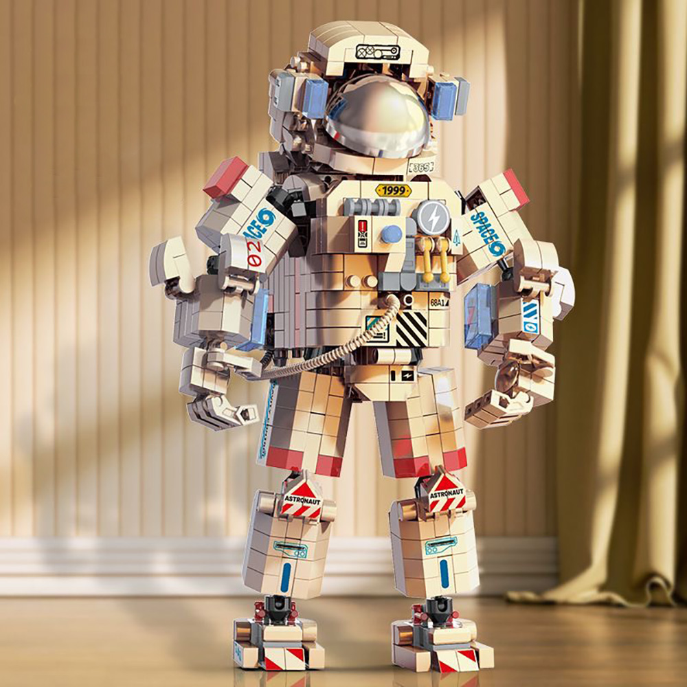 【CS22】宇航員益智積木組裝模型
