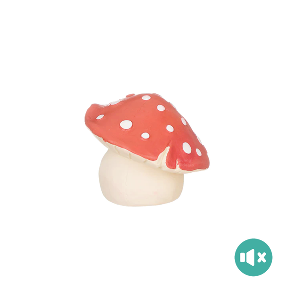 Lanco 天然無毒橡膠無聲系列 紅蘑菇