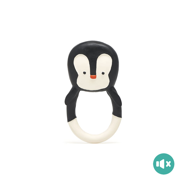 Lanco 天然無毒橡膠無聲系列 企鵝圈圈