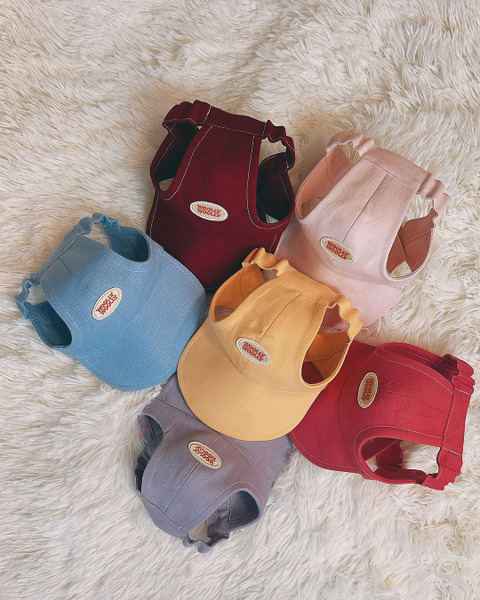 Woolly Woolly狗狗棒球帽 素色系列