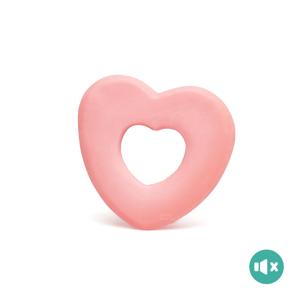 Lanco 天然無毒橡膠無聲系列 空心愛心