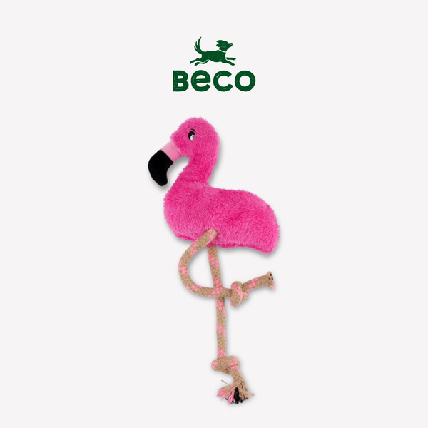 英國 Beco 環保寵物玩具 紅鶴