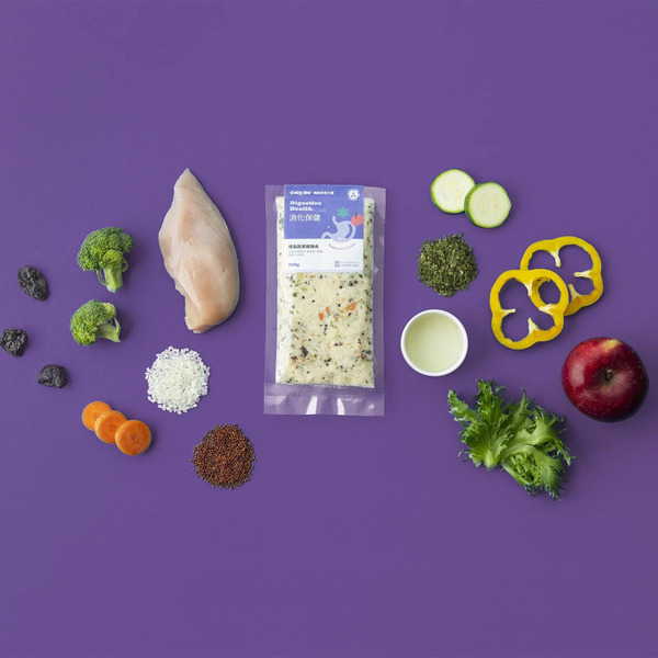 CoCoNU+機能鮮食主餐 貓狗消化保健 低脂蔬果雞胸肉150g