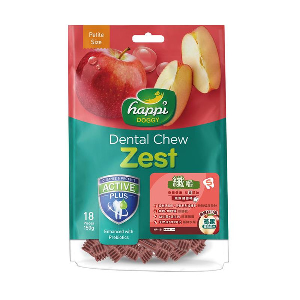 Happi Doggy 咀嚼健齒棒 蘋果 S號