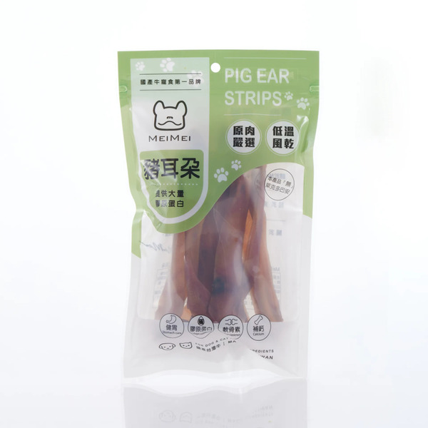 MEIMEI 低溫風乾豬耳朵 整片/切條
