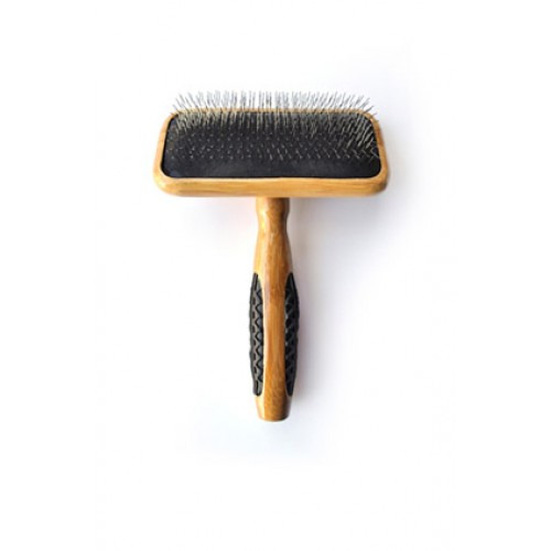 Bass 竹柄軟針梳 大