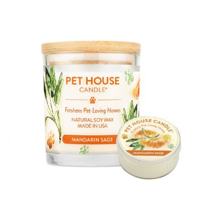 PET HOUSE 香氛蠟燭 柑橘鼠尾草