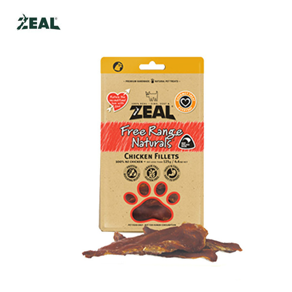 ZEAL 天然風乾零食 放養雞胸肉 125g