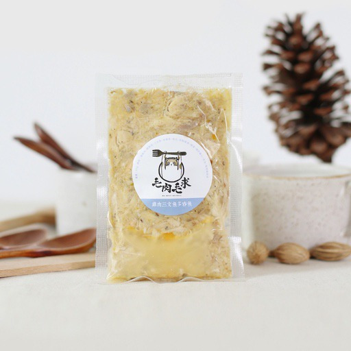 毛肉毛求 柳葉魚鮭魚雞肉