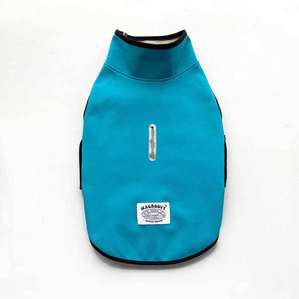 時毛小孩 防潑水跑跑衣 青鳥