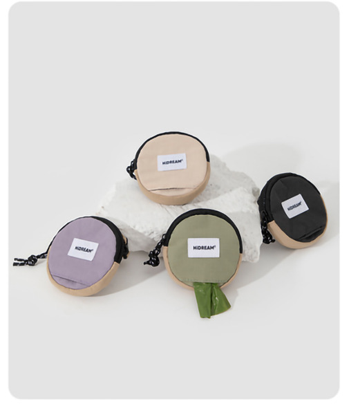 HiDREAM 圓形撿便收納包