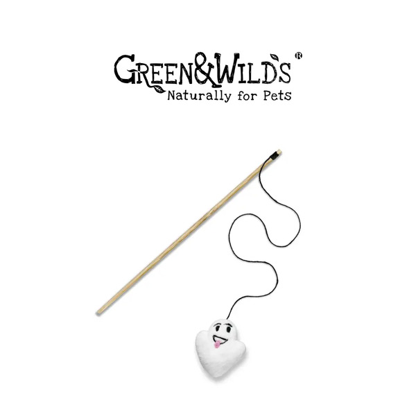 GREEN&WILDS 天然羊毛氈貓薄荷逗貓棒 神秘先生