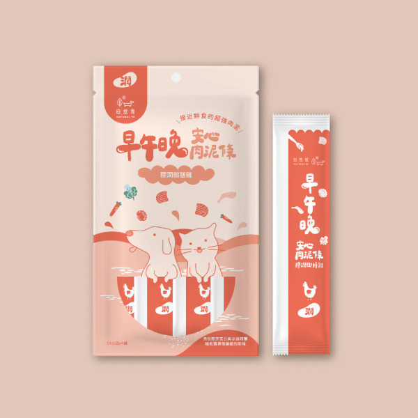 早午晚安心肉泥條 膠潤御膳雞