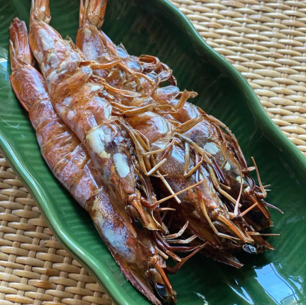 很春毛小吃 	帶殼東岸蝦