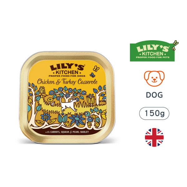 Lily's Kitchen莉莉廚房 狗狗主餐 雞肉火雞砂鍋