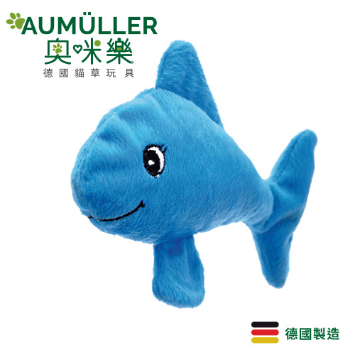 Aumüller奧咪樂 德國貓草玩具 微笑小魚